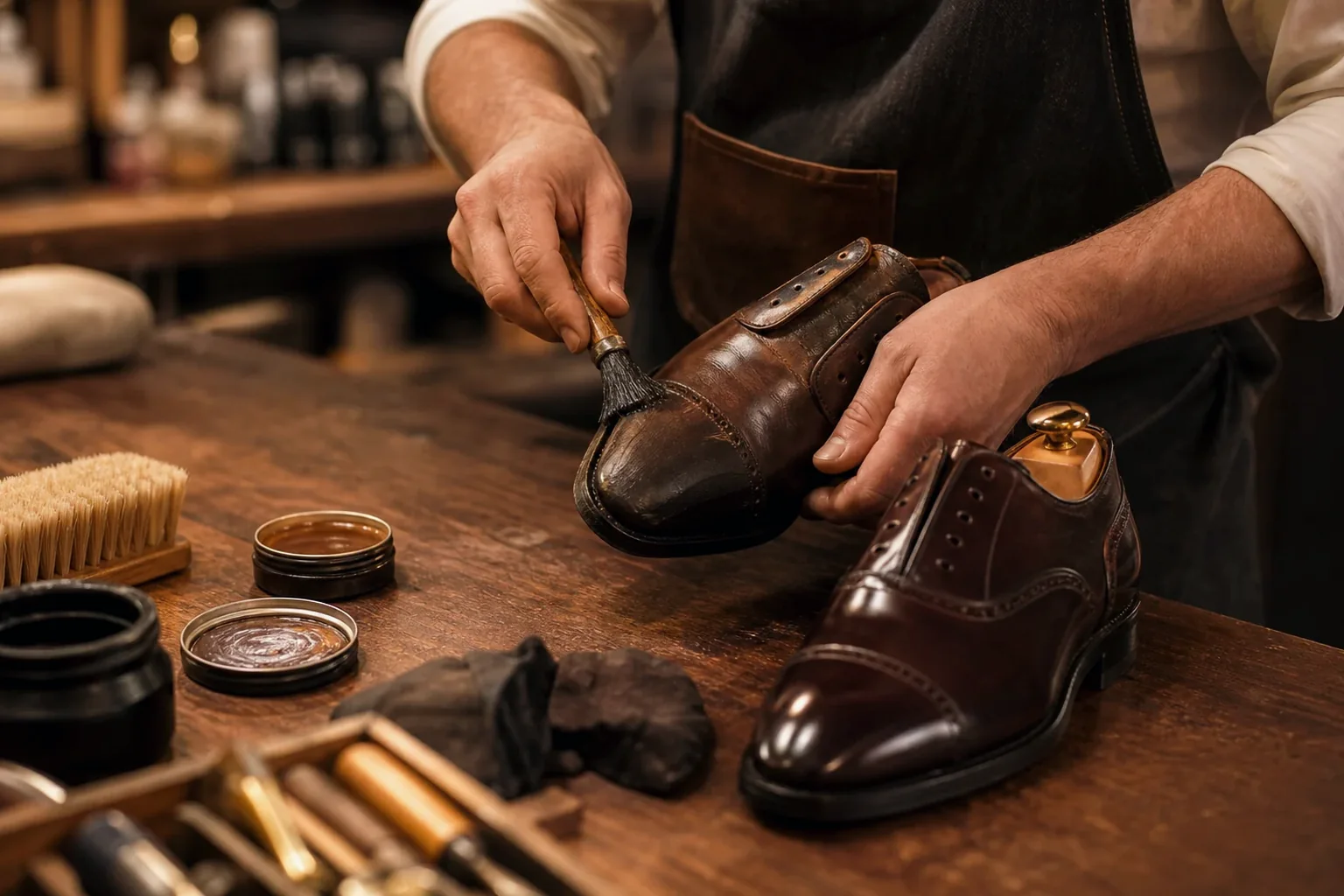 Reforma de sapatos sociais em Santo André